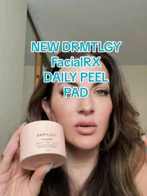 DRMTLGY out here changing the game with these! Finally a peel pad you can use daily without disrupting your skin barrier! @DRMTLGY #drmtlgy #peelpad #dailypeelpad #exfoliation #tiktokshopcreatorpicks 