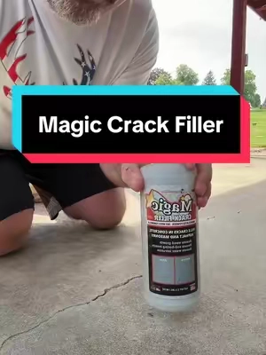 @Magic Crack Filler concrete crack filler can fix all your concrete cracks #DIY #concreterepair #tiktokshopsummersale #SummerWins #concrete 