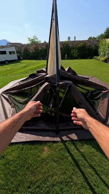 POV: You just found your backyard oasis 🌿 Instant pop-up canopy with mosquito net + removable walls? YES. #weeklydeals #payday #BackyardGoals #OutdoorShelter #TikTokMadeMeBuyIt #CampingEssentials #fyp #FYP #Garvee