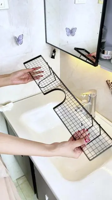 Cesta escurridera Colgate para fregadero #SinkRack #DrainBasket #KitchenStorage #Bathroom Essential #LifeHacks 