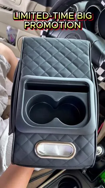 This center console cover makes your car look way more premium. #centerconsoles #caraccessories #carinterior #tiktokmademebuyit #carupgrade 