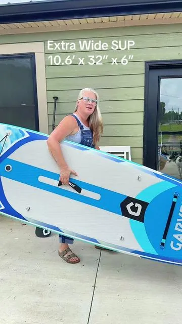 If you are shopping for a paddle board this summer, I highly recommend this from Garvee. I can’t wait to take it out on the water. They have different sizes to accommodate your needs.  #SUP #Paddlebiard #TikTokShopCreatorPicks 