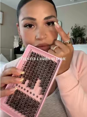 the quality 10/10 and so affordable ✨ #clusterlashes #lashesathome #fyp