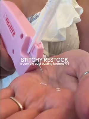 finally restocked, RUN 🤸‍♀️🏃🏼‍♀️🏃🏼‍♀️ your personal tailor! Straps keep sliding out? Stitchy! Buttons busting? Stitchy! Pants too long? Stitchy! #tiktokshopcreatorpicks 