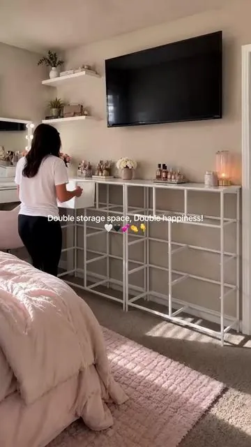 Perfect 9 drawer dresser for my bedroom 🤍😱#dresser #drawers #storage #organization #tiktokshopsummersale 