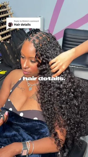 Replying to @Mieko  hair details ft. @OQHAIR @oqhairshop #oqhairreview #oqhair #miracleknots #burmesecurly 