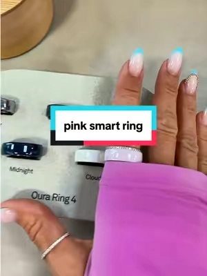 🌸size 5 girls will luv our size 6 baby pink smart ring!! #smarting #pinkaesthetic #fitnesstracker #giftsforher #tiktokshopcreatorpicks
