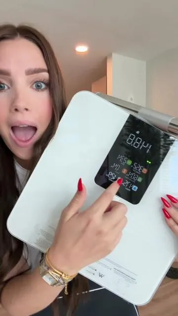 Buenisima me encnato esta pesa inteligente  #scale #smartscale #tiktokshopfinds 