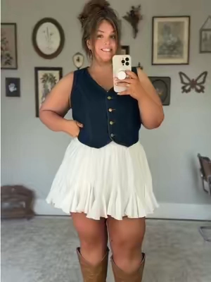 🤠🤠 #curvyfashion #midsizefashion #plussizefashion #concertoutfit #summeroutfits 