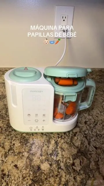 Cuando empiezas la alimentación complementaria, cualquier cosa que te ahorre tiempo se vuelve tu mejor amiga ✨ #babytok #startingsolids #babyproducts #babyfoodmaker #alimentacioncomplementaria 
