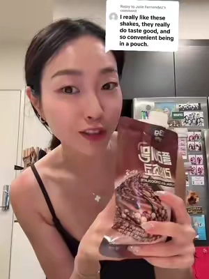 Replying to @Julie Fernandez low kcal, low sugar, high protein & fiber 🤌🏻 #flimeal #koreanproteinshakes #proteinpowder #mealreplacements #mukbang @Fullight 