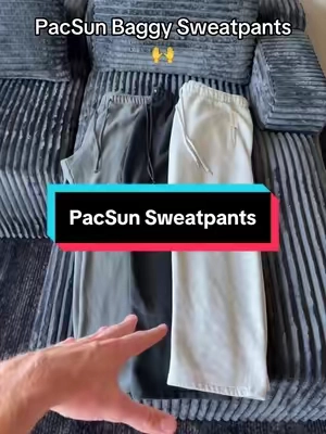 6’1 170 wearing size LARGE🤝 #pacsun #sweatpants #tiktokshopmademebuyit #baggyfit #pacsunsweats 
