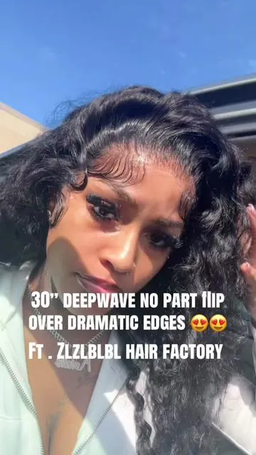 30” deepwave 13x6 from Zlzlblbl hair factory 😍😍😍 link in orange shopping cart 🛒 #CapCut 