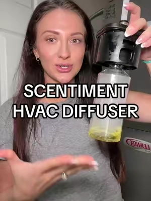 finally my house doesn’t smell like dogs anymore 🤭 #scentiment #hvacdiffuser #hotelscent #diffuser #coldairdiffuser 