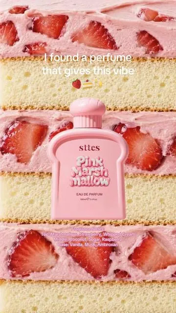 Who doesn’t wanna smell like pink fluffy marshmallows? 🤭🍓🍨 #perfume #tiktokshopcreatorpicks #fragrance #vanillaperfume #loveisland 