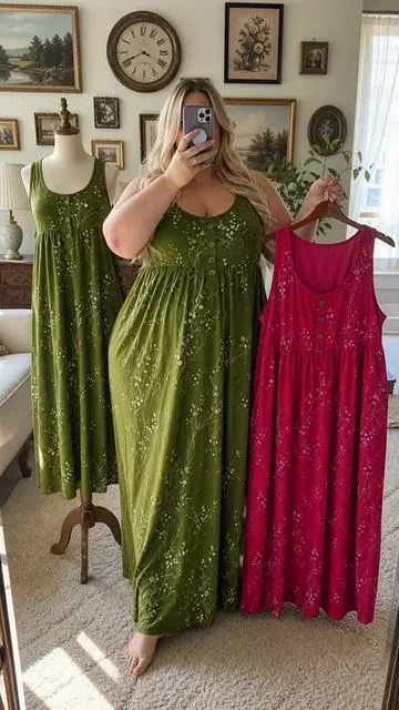 Slightly fat girls wear loose and durable clothes.#ootdfashion #shopping #dress #ootd #women 