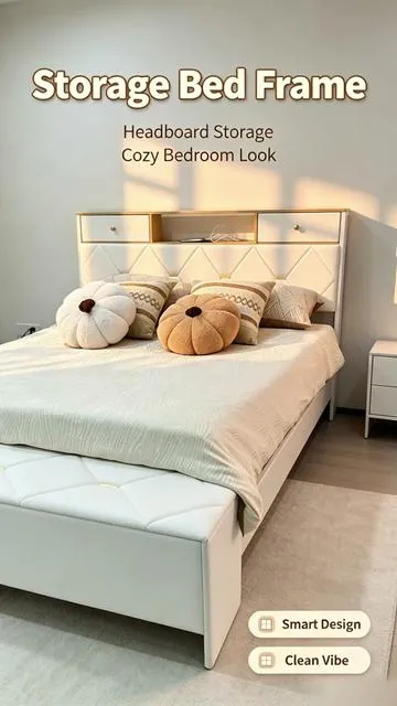 Grab discounted storage end bench bed frame to lift your bedroom style instantly #HomeStyling #BedroomFinds #LivingSpaceUpgrade #AffordableHome #CozyInteriorVibes