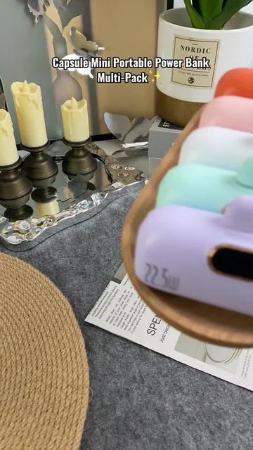 Portable mini charging treasure💖#powerbank #minipowerbank #summerwins#tiktokmademebuyit  #DealsforYouDays