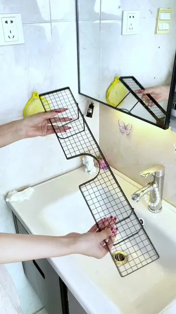 Cesta escurridera Colgate para fregadero #SinkRack #DrainBasket #KitchenStorage #Bathroom Essential #LifeHacks 