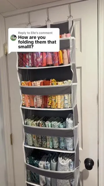 Replying to @Elle Please ignore the mess on my cutting table, lol! Having fabrics folded neatly is so satisfying!  It makes it so much easier to find what you’re looking for!!! I’d love to see your fabric stash!!! #fabricorganization #sewingorganization #organize #organization #CraftingTherapyShop 