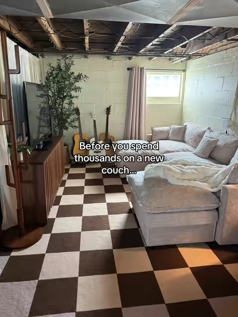 Buying couches online can be nerve wracking I get it… but this one actually lived up to the hype 😭🤍 #ovios #oviosfurniture #modularsectional #cloudcouch #affordablefurniture 