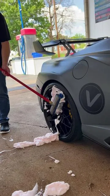 From Dirty To Flawless Wheels | Satisfying Car Detailing ASMR 😱😳 - V+ Wheel Barrel Brush — Clean Deeper. Faster. Smarter. We combined the best features of our wheel-cleaning tools into one next-level brush.  - #asmr #asmrsounds #autodetailing #autodetail #carwash 