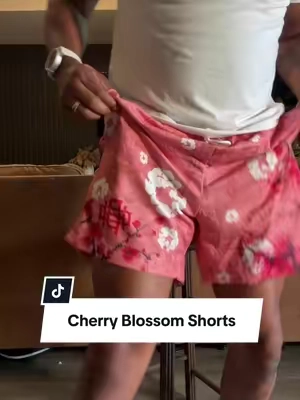 Men's Cherry Blossom Shorts.  #tiktokshopsummersale 