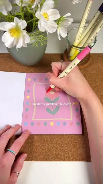 Skip the overthinking, let the book decide for you 😌✨🎨 @Grabie #grabie #acrylicmarkers #stressrelief #craftkit #cozyhobbies 