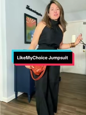 Este es uno de esos outfits que te hacen sentir elegante apenas te lo pones. 🤍✨ #Jumpsuit #VacationOutfit #ElegantStyle #WeddingGuestDress 