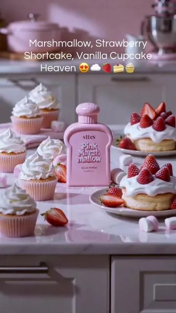 There’s a new marshmallow fragrance in town and she is giving everything we want and more! ☁️🍓🍰🧁 #sttes #marshmallowperfume #marshmallowfragrance #gourmandperfume #newfragrance @Sttes 