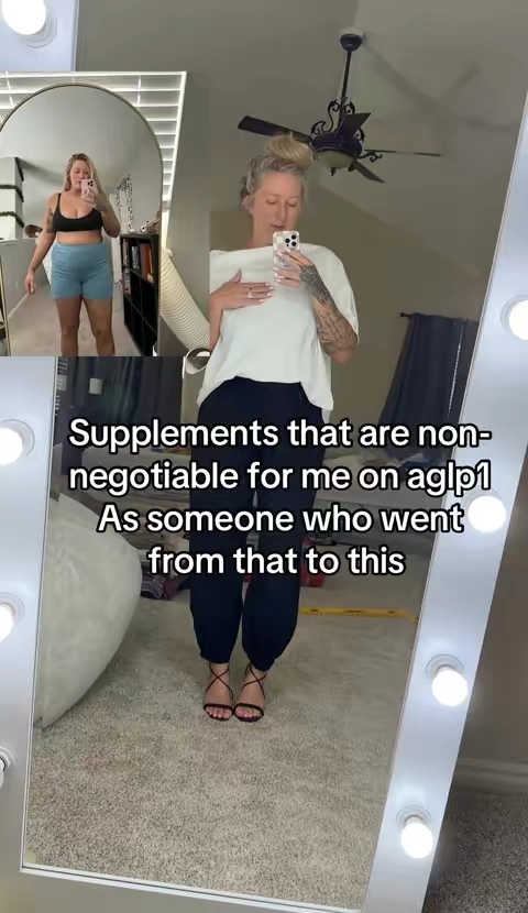 These supplements are my non-negotiable to help support my body, protect myself from side effects and have the best GLP journey ever ##glp##tiktokshopcreatorpicks