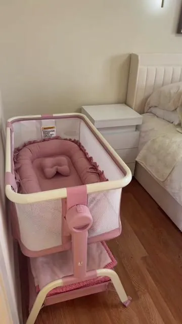 Camita portátil para bebé 💗#tiktokshopfinds #fyp #tiktokshop #parati #baby 