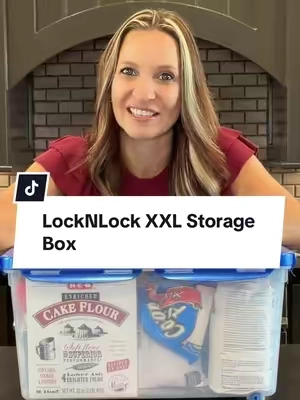 Keep your baking supplies (or whatever you store in here) fresher, longer! @QVC, Inc #QVCLoyaltyProgram #qvc #tiktokshopsummersale #tiktokshopcreatorpicks #locknlock 