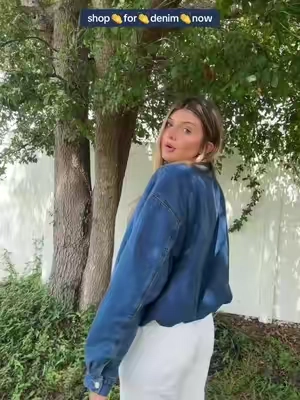 My favvvv hack for good styles and saving money #denim #fallshopping #fallfashiontrends #denimjacket #fashion 