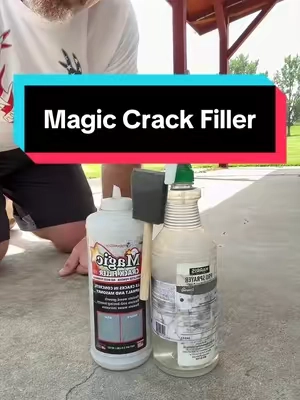 @Magic Crack Filler concrete crack filler can repair all your concrete cracks #DIY #concreterepair #concrete #tiktokshopsummersale #SummerWins 