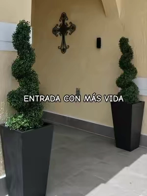 Set of 2 Artificial Spiral Topiary Trees, 3FT. Instantly upgrade your front porch, entryway, patio, or walkway with these realistic spiral topiary trees. UV-resistant, low maintenance, and designed to keep your outdoor space looking beautiful year-round without watering or trimming. #tiktokshopsummersale #tiktokshopcreatorpicks #SummerWins #OutdoorDecor #TopiaryTrees @VEVOR Outdoor Store  