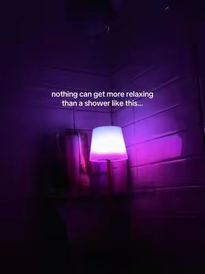 I set it to a different color every night. absolute cinema ✨ #showerlamp #showerlight #portablelamp #ledlamp #homegadgets 