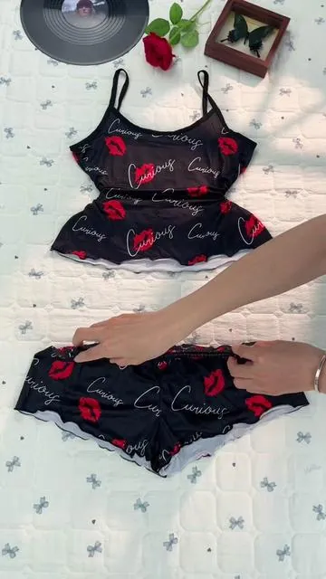 These pajama sets are incredibly adorable.💕🥰#sleepwear #loungewear #cutepjs #tiktokshopsummersale #spotlightfinds 