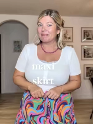 OBSESSED with these maxi skirts 🤩 #TikTokFashion #fashionover40 