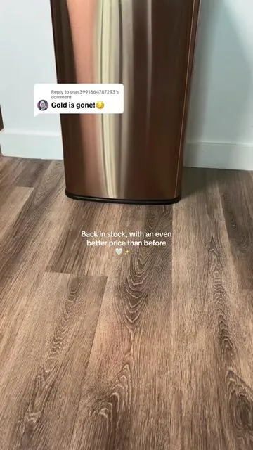 Replying to @user3991864787293 But stock is limited, I wouldn’t wait ✨ #trashcan #sensortrashcan #kitchentrashcan #kitchenupgrade 