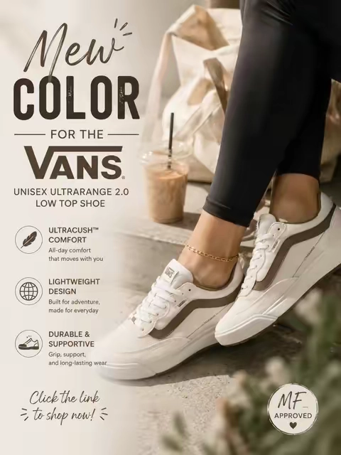 These are the right type of Neutral!  Vans Unisex UltraRange 2.0 Low Top Shoe