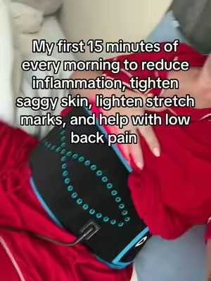 Do you know all of the benefit benefits that red light therapy has for the body?  It’s the easiest 15 minutes to start my day! #redlighttherapy 