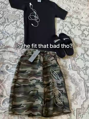 #fyp#ootd#baggyfit#camo 
