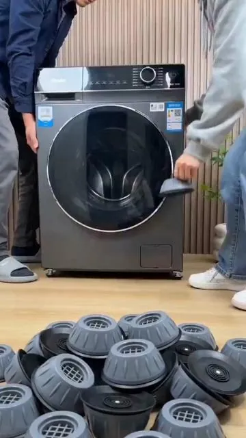 Packs Of 4 - Anti Vibration Washing Machine Feet Pads #fyp#tiktokshop #tiktokmademebuyit #washingmachine #dealsforyoudays 