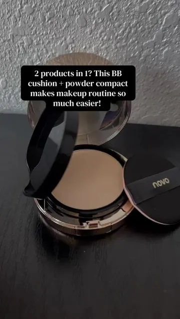 If you’re looking for quick, everyday makeup, this 2-in-1 cushion is worth checking out! #bbfoundation #makeup #compact #powder #beautyfinds 