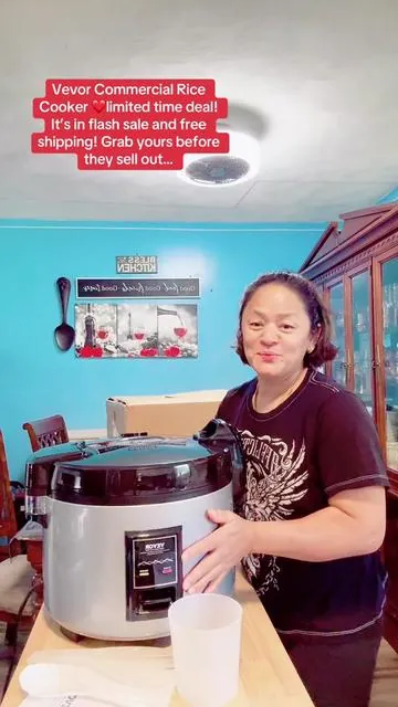 Vevor 60 Cups Electric Rice Cooker❤️#vevor #kitchengadgets #electric #ricecooker #tiktokshopdealsforyoudays @VEVOR Home Store 