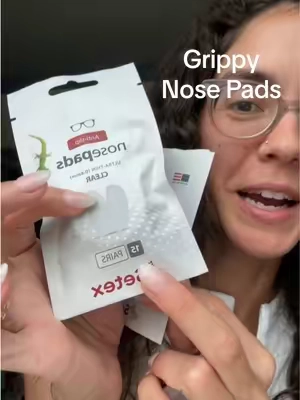 Replying to @Rin 🚫🤴 glasses grip nose pads for sweaty summer workouts or oily skin #geckogrip #glassesproblems #nosepads #tiktokshopsummersale  #glassesgrips