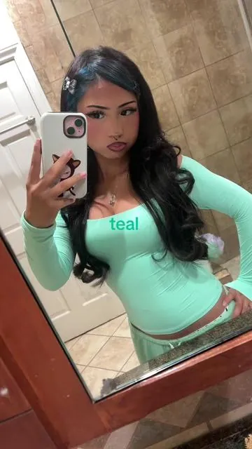 teal is soo in! this top is so buttery soft and comfortable (: SIZE: small #fypシ #ilovemybf 