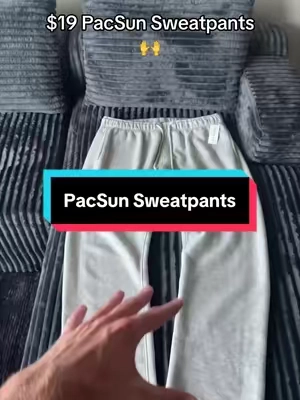6’1 170 wearing size L🤝 #pacsun #sweatpants #tiktokshopmademebuyit #graysweats #pacsunsweats 