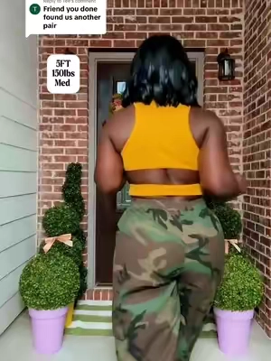 Replying to @Tee Camouflage 100% Cotton Wide Leg Oversized Cargo Bottoms, Elastic Waist Cropped Culottes with Side Pockets, Loose Fit. #Summervibes #summerwins #tiktokshopsummerturnup #summeressentials #camopants